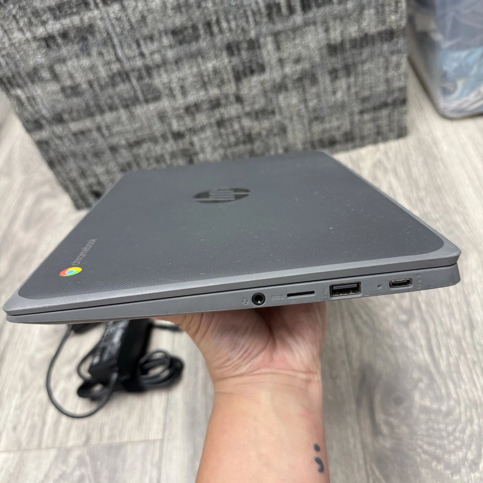 Hp Chromebook 11A G8 - 4GB DDR4 RAM and 32GB SSD - Play Store Supported - Free Charger, Free Bag and Free Cash on Delivery all over UAE Hp Chromebook 11A G8 - 4GB DDR4 RAM and 32GB SSD - Play Store Supported - Free Charger, Free Bag and Free Cash on Delivery all over UAE